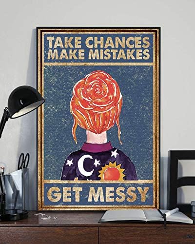 Ms Valerie Frizzle Vintage Poster, The Magic School Bus Ms Valerie Frizzle Poster, Take Chances Make Mistakes Get Messy Vintage Poster, Art Print Size 12″X18″ 16″X24″ 24″X36″, No Frame Ms Valerie Frizzle Vintage Poster, The Magic School Bus Ms Valerie Frizzle Poster, Take Chances Make Mistakes Get Messy Vintage Poster, Art Print Size 12″X18″ 16″X24″ 24″X36″, No Frame