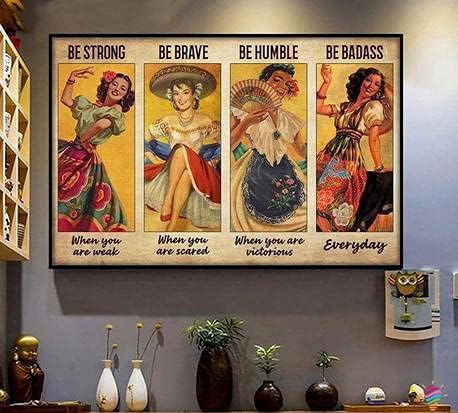 Mexico Aztec Poster, Gift For Mexican Gift For Hippie Mexican Folk Dancing Be Badass Girls Horizontal Poster, Vintage Retro Style Poster, Wall Art, Classic Design, Gift For Mexican 24″ X 36″ Mexico Aztec Poster, Gift For Mexican Gift For Hippie Mexican Folk Dancing Be Badass Girls Horizontal Poster, Vintage Retro Style Poster, Wall Art, Classic Design, Gift For Mexican 24″ X 36″
