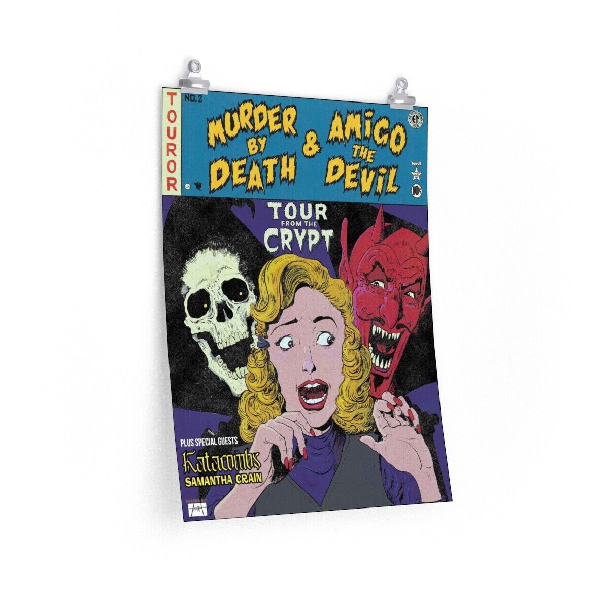 Murder By Death &Amp; Amico The Devil Tour 2022 Poster (18 Inx24 In) Murder By Death &Amp; Amico The Devil Tour 2022 Poster (18 Inx24 In)
