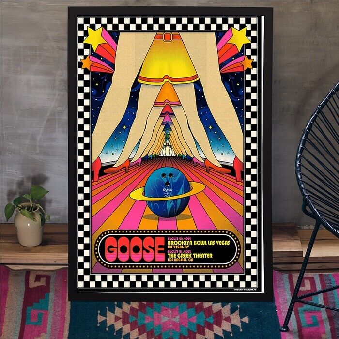 Goose Brooklyn Bowl Vegas + La 2022 Poster- Premium Unframed Paper Poster Goose Brooklyn Bowl Vegas + La 2022 Poster- Premium Unframed Paper Poster