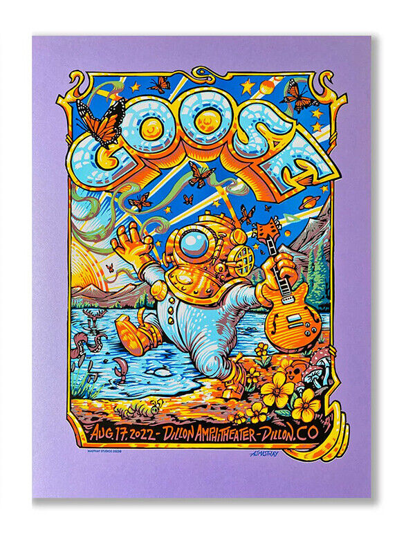 Goose Dillon Amphitheater Aug 17 2022 Poster- Premium Paper Poster (18″X24″) Goose Dillon Amphitheater Aug 17 2022 Poster- Premium Paper Poster (18″X24″)