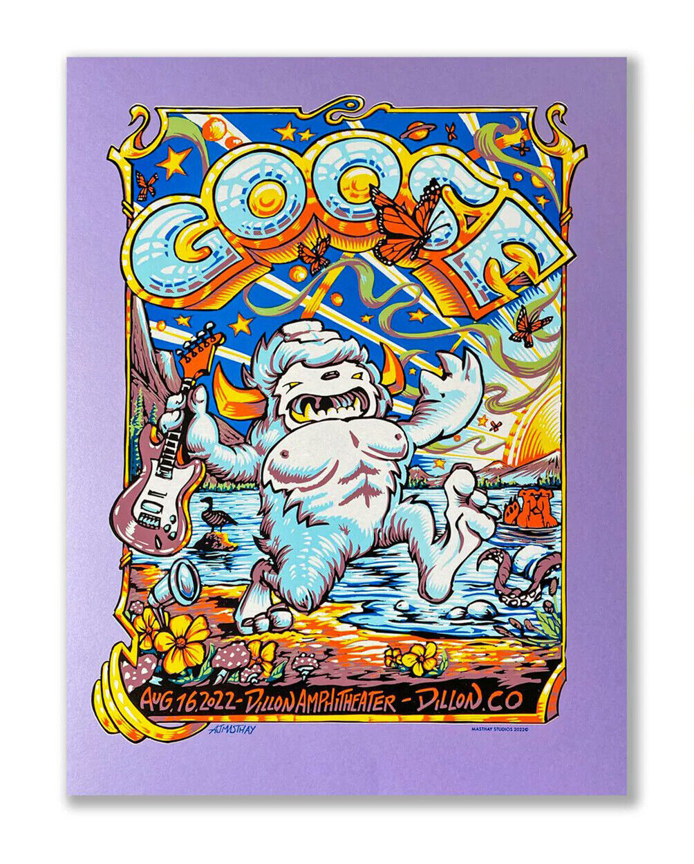 Goose Dillon Amphitheater Aug 16 2022 Poster- Premium Paper Poster (18″X24″) Goose Dillon Amphitheater Aug 16 2022 Poster- Premium Paper Poster (18″X24″)