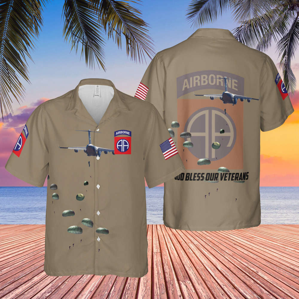 82Nd Airborne Division Hawaiian Shirt V2 – Celebrate Us Army National Airborne Day With Style 82Nd Airborne Division Hawaiian Shirt V2 – Celebrate Us Army National Airborne Day With Style