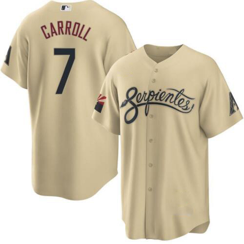 Corbin Carroll #7 Diamondbacks City Connect Men Baseball Jersey Size S-5Xl Corbin Carroll #7 Diamondbacks City Connect Men Baseball Jersey Size S-5Xl