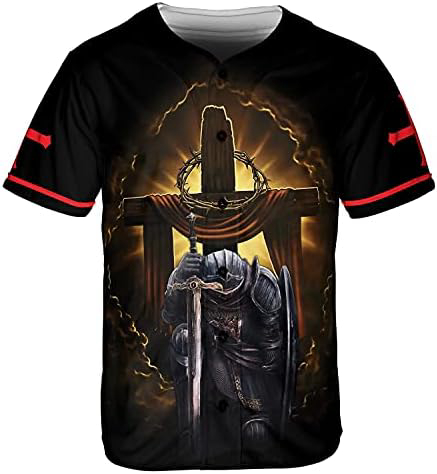 Warrior Knight – Child Of God – Of Faith Baseball Jersey, Cross Christians Shirt For Men 4Xl Multicolor Warrior Knight – Child Of God – Of Faith Baseball Jersey, Cross Christians Shirt For Men 4Xl Multicolor