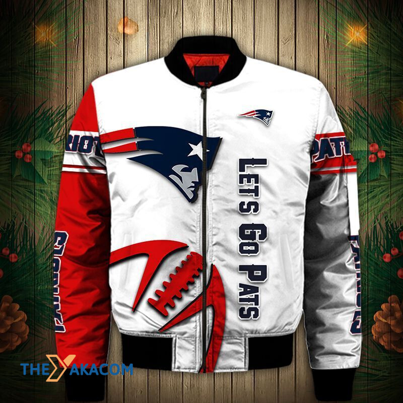 New England Pat American Football Team Patriots Lets Go Pats Gift For Fan Team Bomber Jacket Outerwear Christmas Gift Frab Magazines & More Store New England Pat American Football Team Patriots Lets Go Pats Gift For Fan Team Bomber Jacket Outerwear Christmas Gift Frab Magazines &Amp; More Store