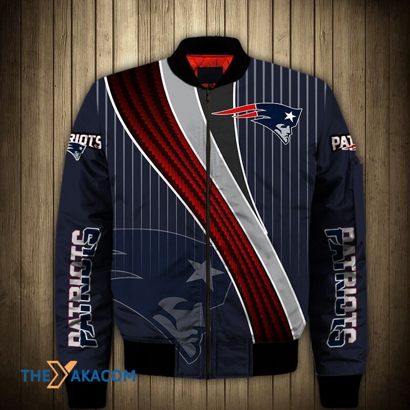 New England Pat American Football Team Patriots Vertical Stripes Gift For Fan Team Bomber Jacket Outerwear Christmas Gift Frab Magazines & More Store New England Pat American Football Team Patriots Vertical Stripes Gift For Fan Team Bomber Jacket Outerwear Christmas Gift Frab Magazines &Amp; More Store