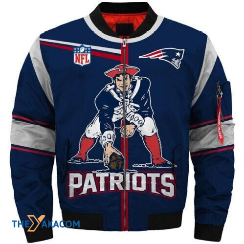 New England Pat American Football Team Patriots Men’s Player Gift For Fan Team Bomber Jacket Outerwear Christmas Gift Frab Magazines & More Store New England Pat American Football Team Patriots Men’s Player Gift For Fan Team Bomber Jacket Outerwear Christmas Gift Frab Magazines &Amp; More Store