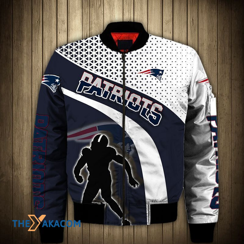 New England Pat American Football Team Patriots Player Shadow Gift For Fan Team Bomber Jacket Outerwear Christmas Gift Frab Magazines & More Store New England Pat American Football Team Patriots Player Shadow Gift For Fan Team Bomber Jacket Outerwear Christmas Gift Frab Magazines &Amp; More Store