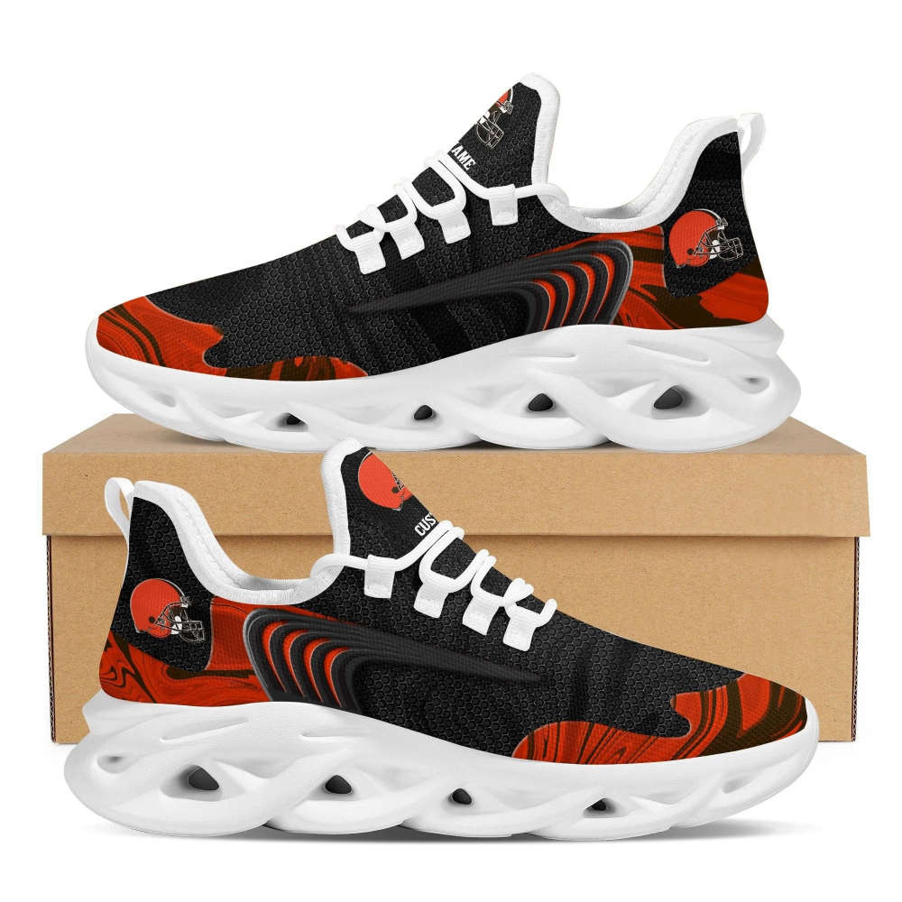 Cleveland Browns Team Custom Personalized With Name Max Soul Shoes For Men Cleveland Browns Team Custom Personalized With Name Max Soul Shoes For Men
