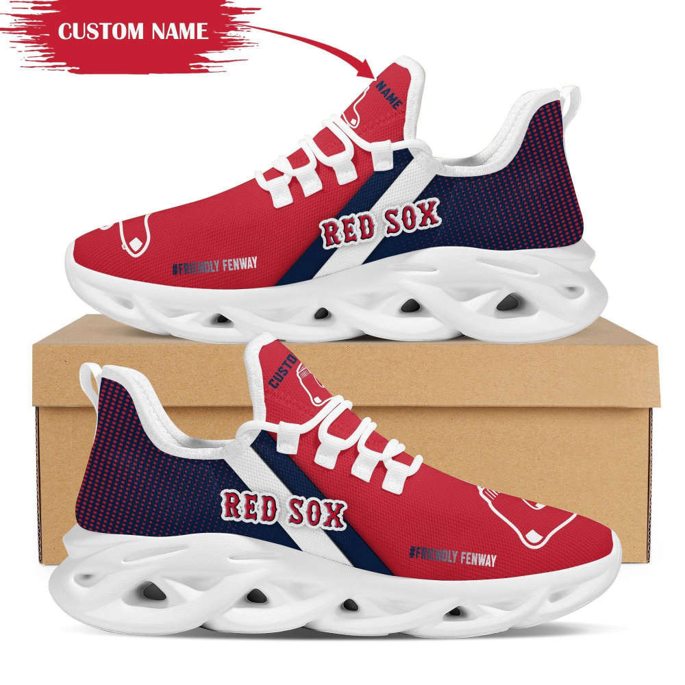 Boston Red Sox Custom Personalized Max Soul Sneakers Running Sports Shoes For Men Women Boston Red Sox Custom Personalized Max Soul Sneakers Running Sports Shoes For Men Women
