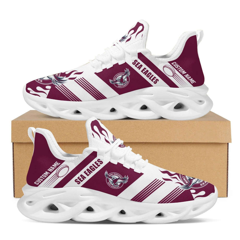 Manly-Warringah Sea Eagles Custom Personalized Max Soul Shoes For Men Women Manly-Warringah Sea Eagles Custom Personalized Max Soul Shoes For Men Women