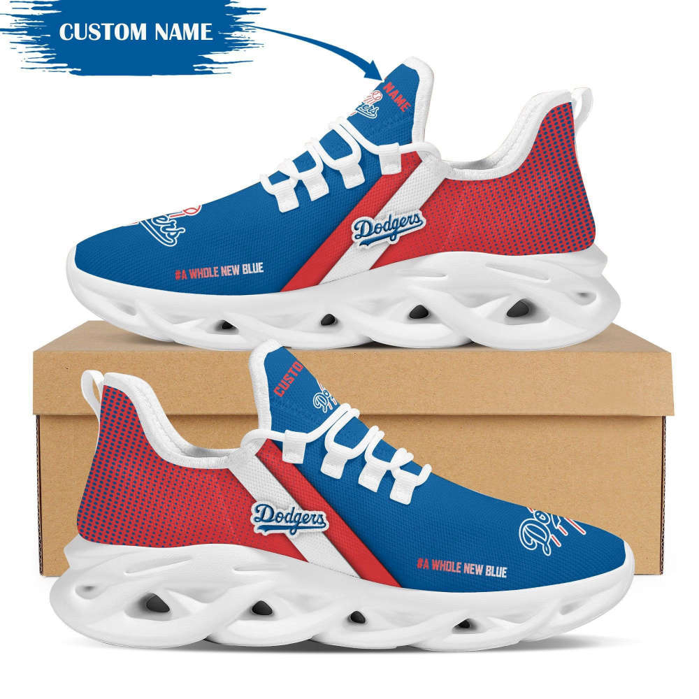 Personalized Name Los Angeles Dodgers Max Soul Sneakers Running Sports Shoes For Men Women Personalized Name Los Angeles Dodgers Max Soul Sneakers Running Sports Shoes For Men Women