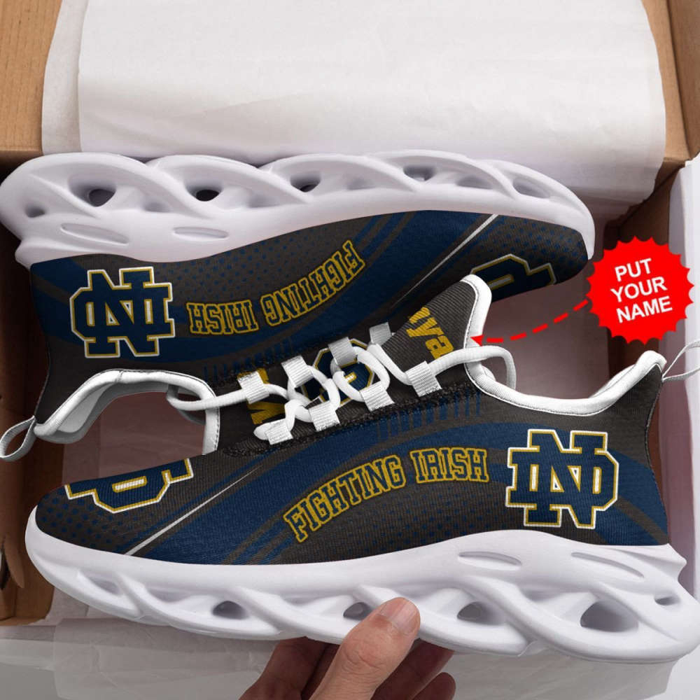 Personalized Name Notre Dame Fighting Irish Max Soul Sneakers Running Sports Shoes For Men Women Personalized Name Notre Dame Fighting Irish Max Soul Sneakers Running Sports Shoes For Men Women