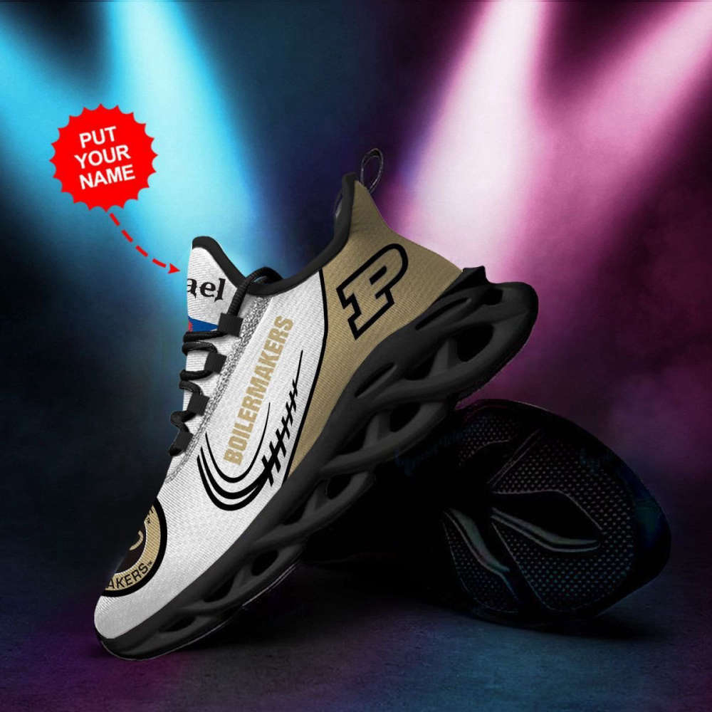 Personalized Name Purdue Boilermakers Max Soul Sneakers Running Sports Shoes For Men Women Personalized Name Purdue Boilermakers Max Soul Sneakers Running Sports Shoes For Men Women