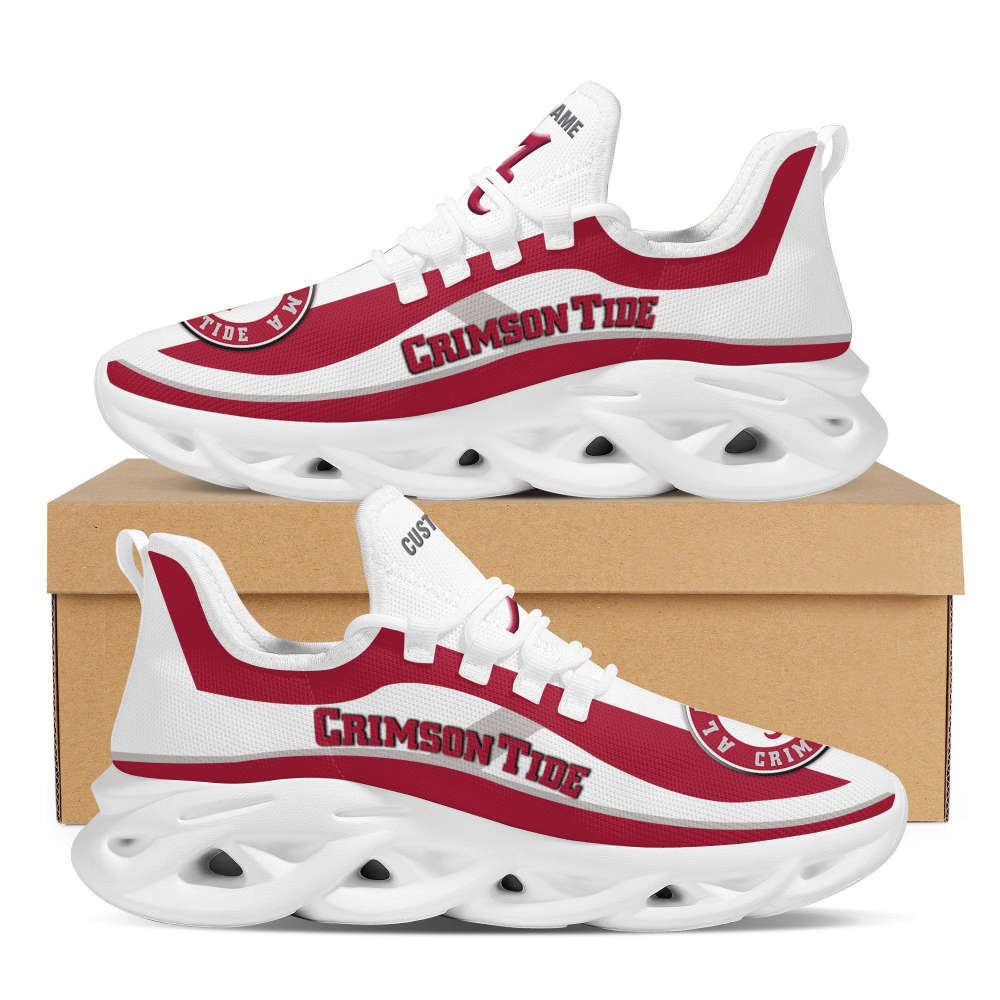 Personalized Name Alabama Crimson Tide Football Team Custom Name Max Soul Shoes For Men Women Personalized Name Alabama Crimson Tide Football Team Custom Name Max Soul Shoes For Men Women