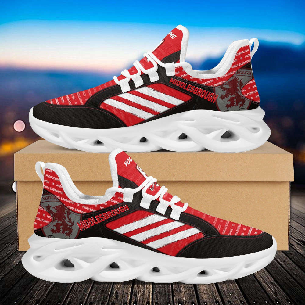 Personalized Name Middlesbrough Max Soul Sneakers Running Sports Shoes For Men Women Personalized Name Middlesbrough Max Soul Sneakers Running Sports Shoes For Men Women