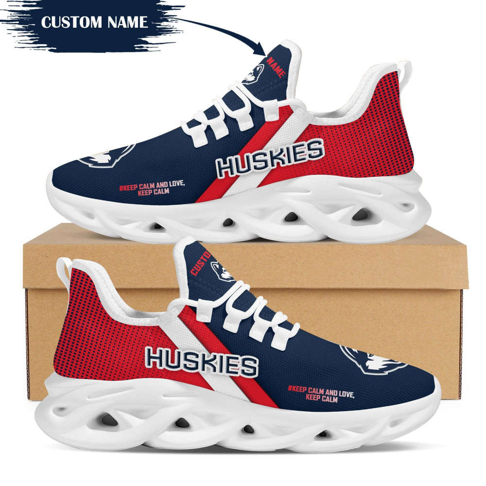 Personalized Name Connecticut Huskies Max Soul Sneakers Running Sports Shoes For Men Women Personalized Name Connecticut Huskies Max Soul Sneakers Running Sports Shoes For Men Women