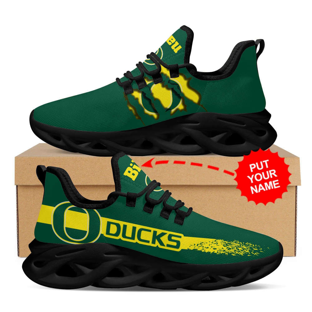 Oregon Ducks Custom Personalized Max Soul Sneakers Running Sports Shoes For Men Women Oregon Ducks Custom Personalized Max Soul Sneakers Running Sports Shoes For Men Women