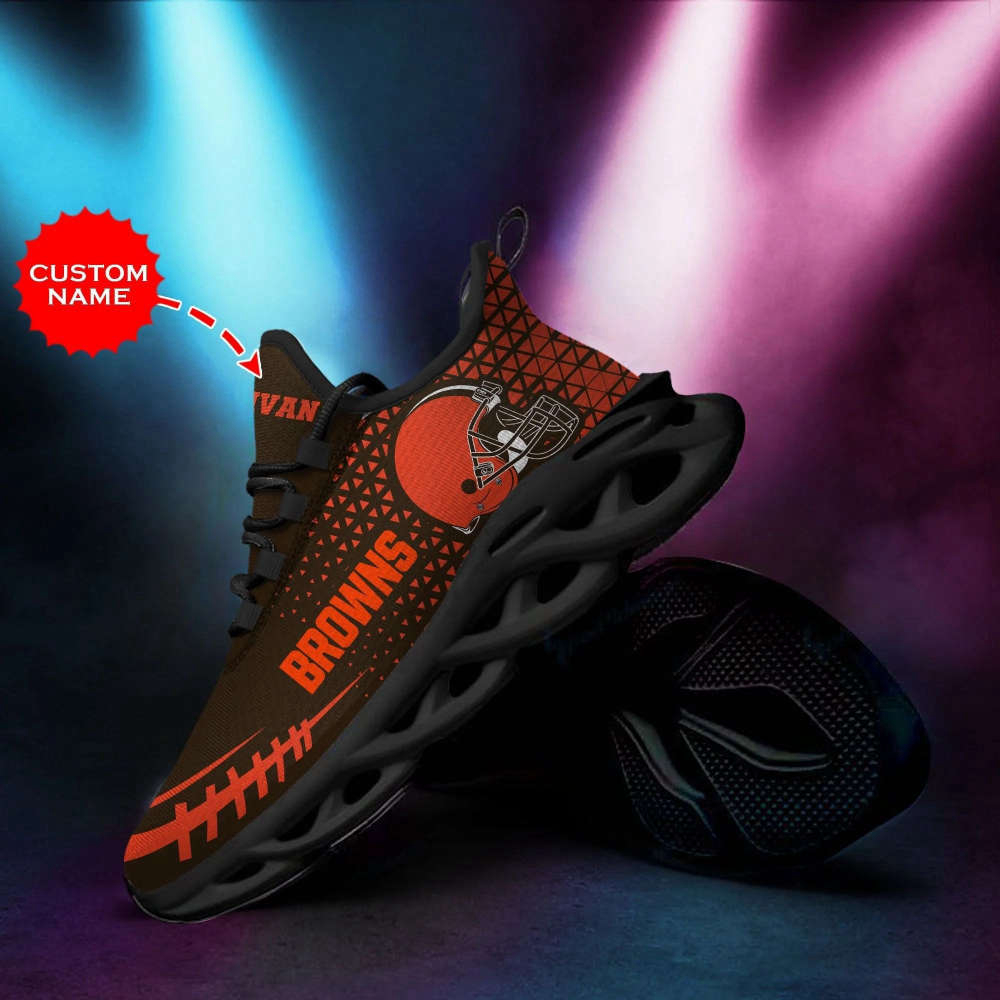 Cleveland Browns Custom Name Max Soul Sneakers Running Sports Shoes For Men Women Cleveland Browns Custom Name Max Soul Sneakers Running Sports Shoes For Men Women