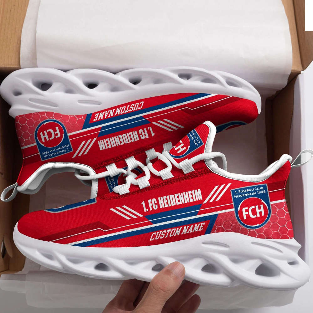 Fc Heidenheim Custom Personalized Max Soul Sneakers Running Sports Shoes For Men Women Fc Heidenheim Custom Personalized Max Soul Sneakers Running Sports Shoes For Men Women
