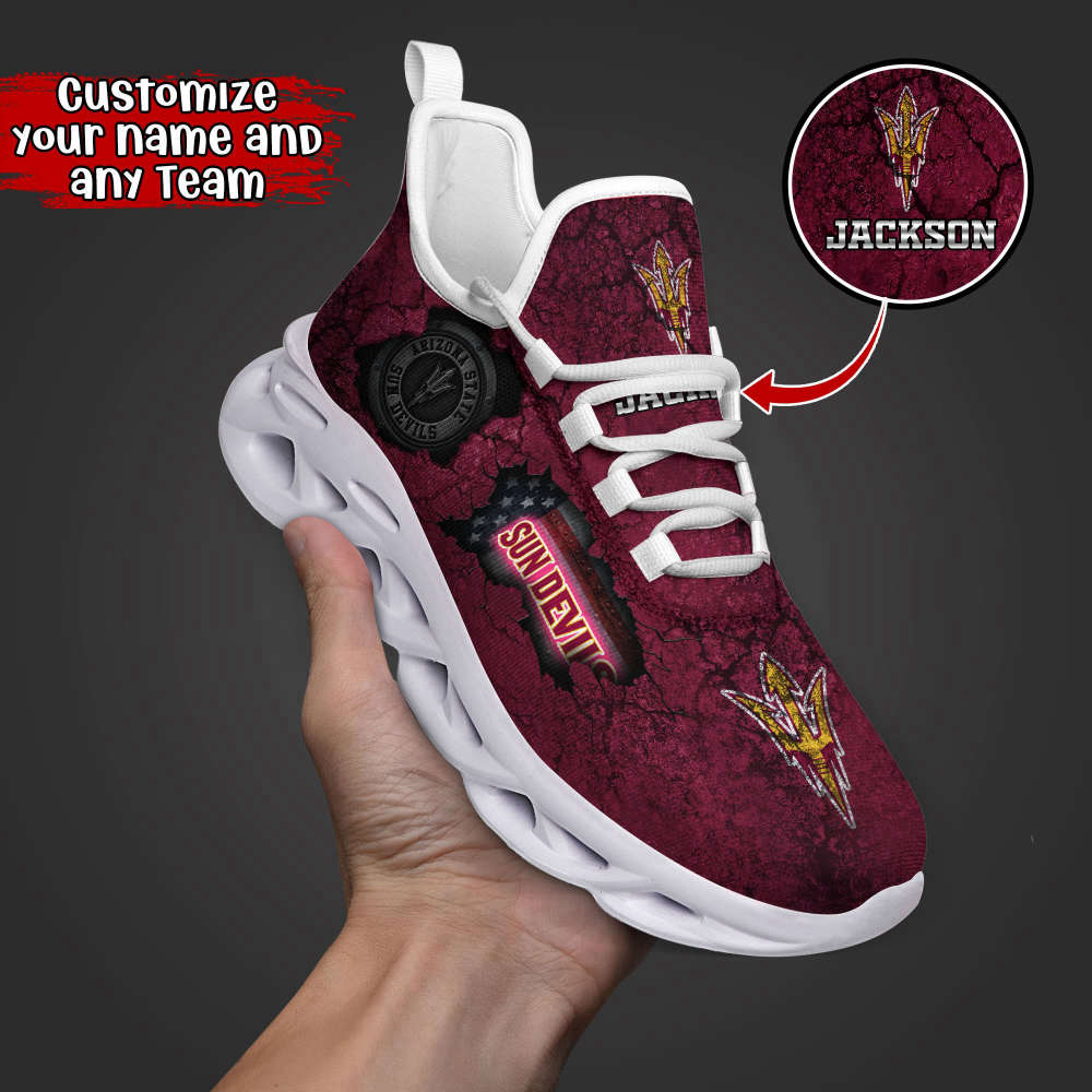 Arizona State Sun Devils Ncaa2 Any Teams, Custom Sports Shoes For Football Fans Arizona State Sun Devils Ncaa2 Any Teams, Custom Sports Shoes For Football Fans
