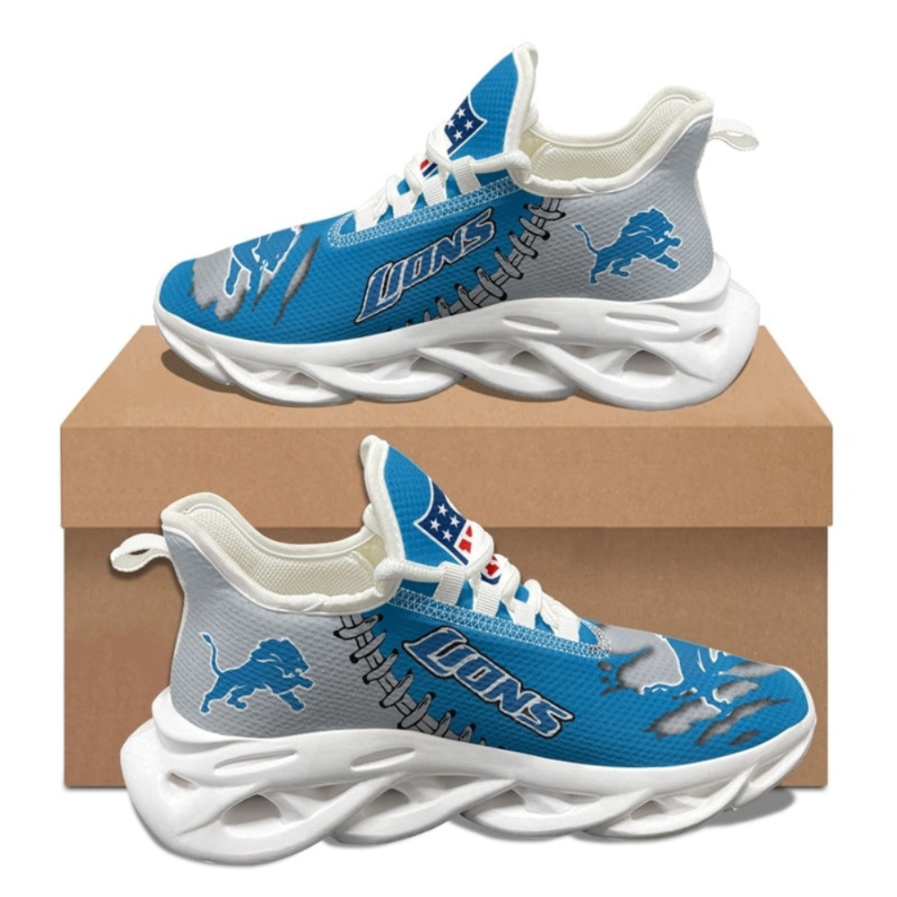 Detroit Lions Sneakers 3D Max Soul Sneakers Running Sports Shoes For Men Women Detroit Lions Sneakers 3D Max Soul Sneakers Running Sports Shoes For Men Women