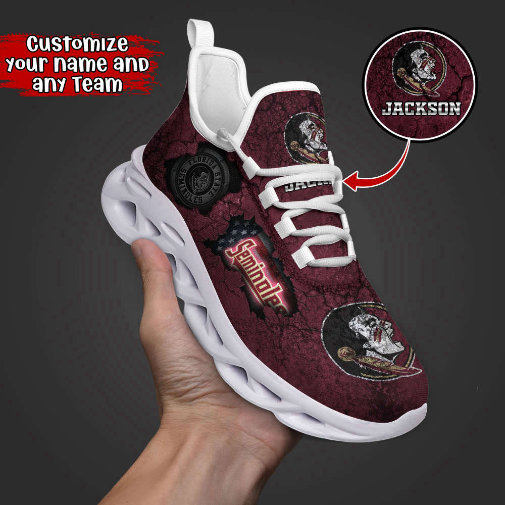 Florida State Seminoles Ncaa2 Any Teams, Custom Sports Shoes For Football Fans Florida State Seminoles Ncaa2 Any Teams, Custom Sports Shoes For Football Fans