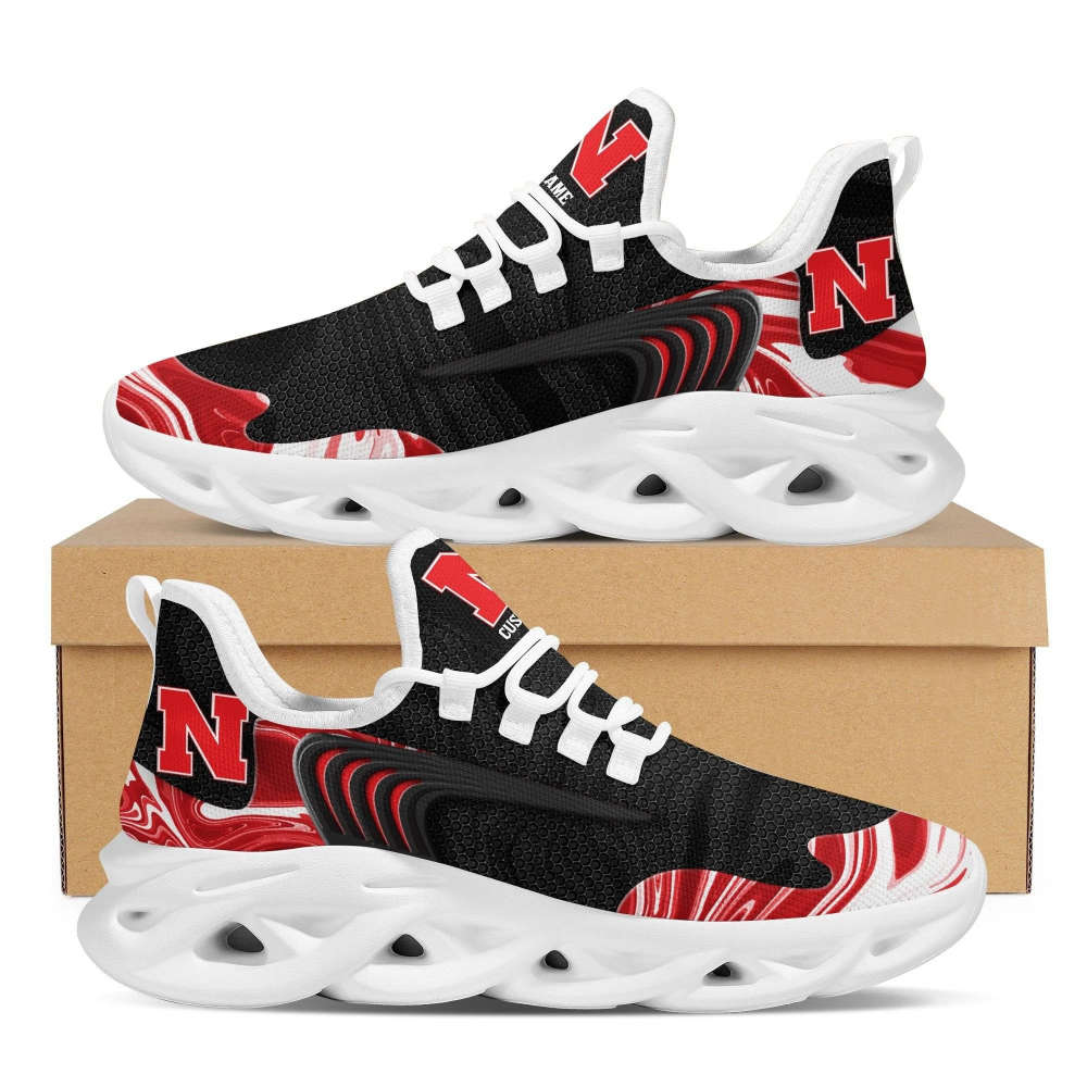 Nebraska Cornhuskers Team Custom Name Max Soul Sneakers Running Sports Shoes For Men Women Nebraska Cornhuskers Team Custom Name Max Soul Sneakers Running Sports Shoes For Men Women