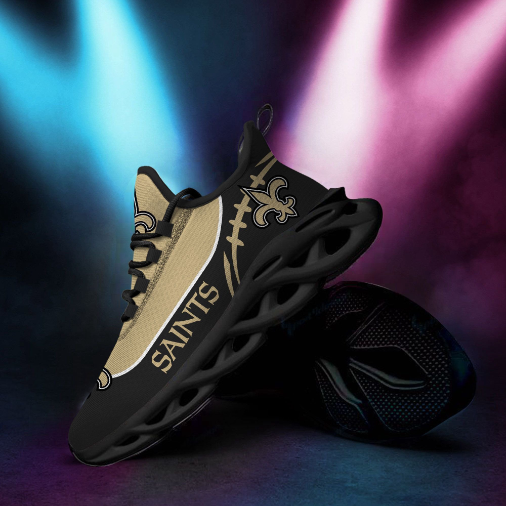 New Orleans Saints Custom Name Personalized Max Soul Shoes For Men Women New Orleans Saints Custom Name Personalized Max Soul Shoes For Men Women