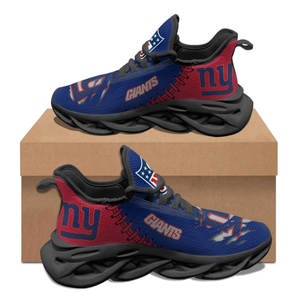 New York Giants Sneakers 3D Max Soul Shoes For Men And Women New York Giants Sneakers 3D Max Soul Shoes For Men And Women