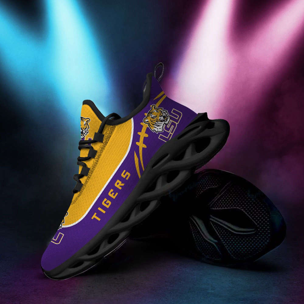 Personalized Name Lsu Tigers Max Soul Sneakers Running Sports Shoes For Men Women Personalized Name Lsu Tigers Max Soul Sneakers Running Sports Shoes For Men Women