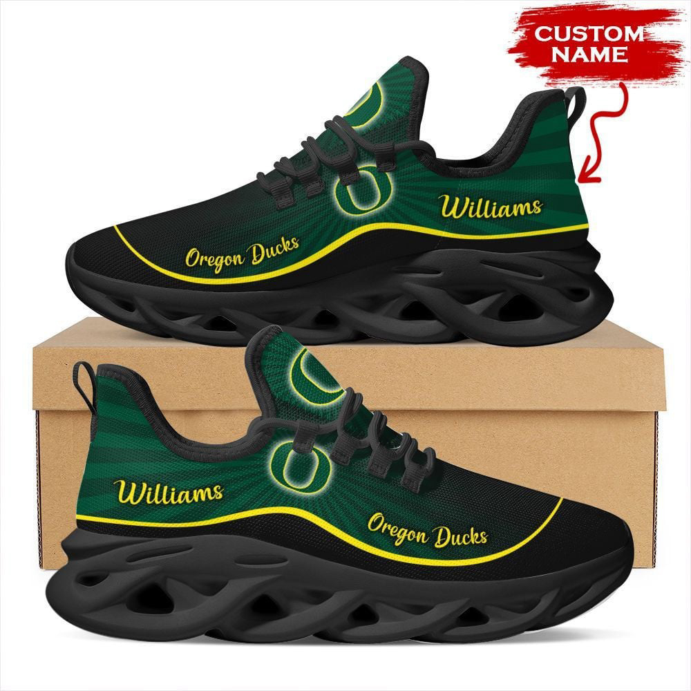 Personalized Name Oregon Ducks Max Soul Sneakers Running Sports Shoes For Men Women Personalized Name Oregon Ducks Max Soul Sneakers Running Sports Shoes For Men Women