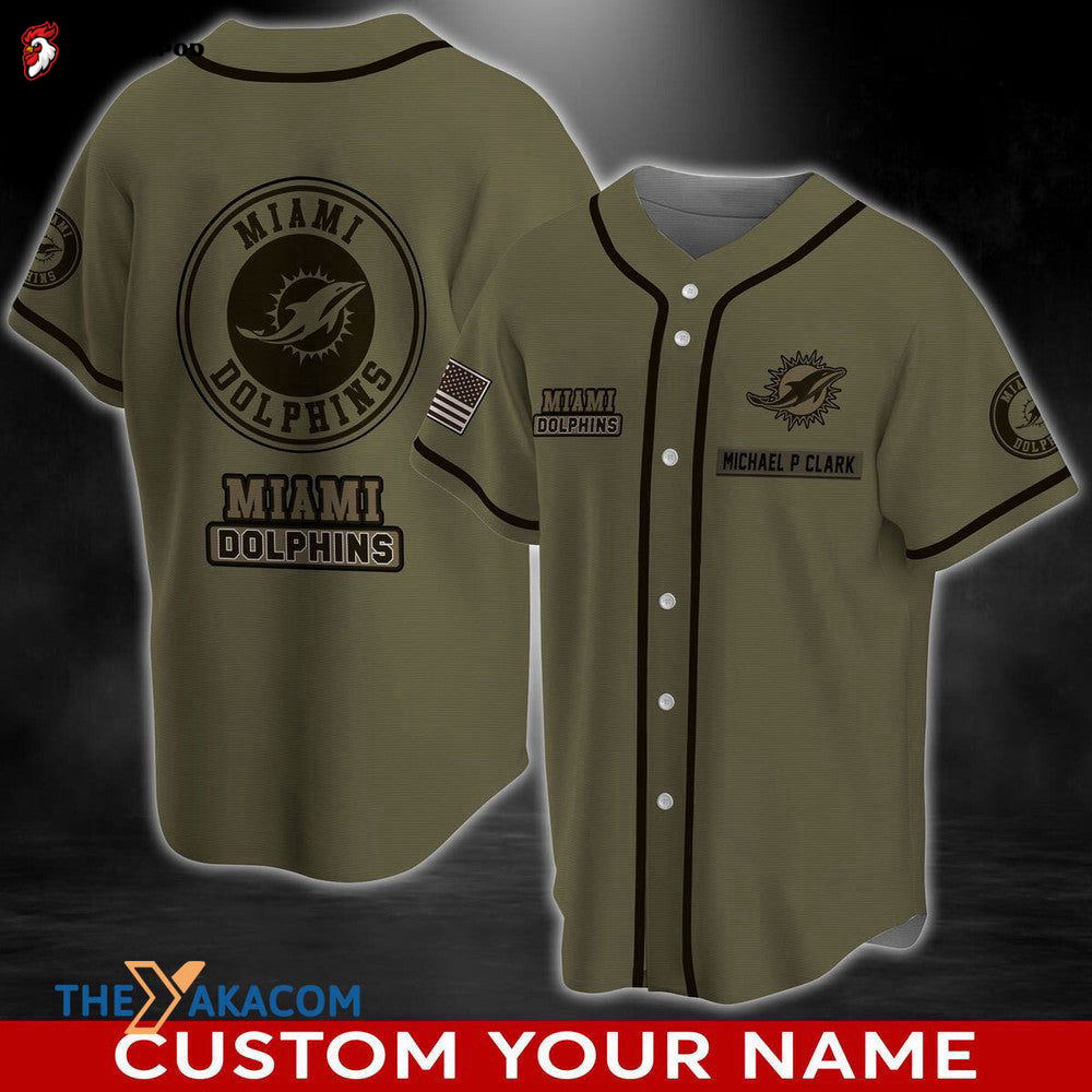 Personalized Miami Dolphins Nfl Personalized Custom Best Gift Ideas Name Baseball Jersey Shirt Personalized Miami Dolphins Nfl Personalized Custom Best Gift Ideas Name Baseball Jersey Shirt