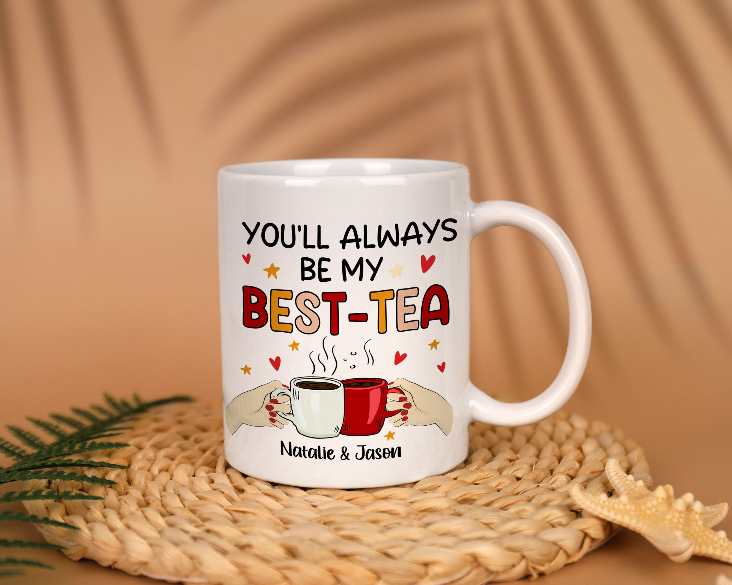 Custom Names You’Ll Always Be My Best-Tea Mug Personalized Funny Gift For Best Friend Bestie Sister Friendship Coffee Mug Accent Ceramic Cup Custom Names You’Ll Always Be My Best-Tea Mug Personalized Funny Gift For Best Friend Bestie Sister Friendship Coffee Mug Accent Ceramic Cup