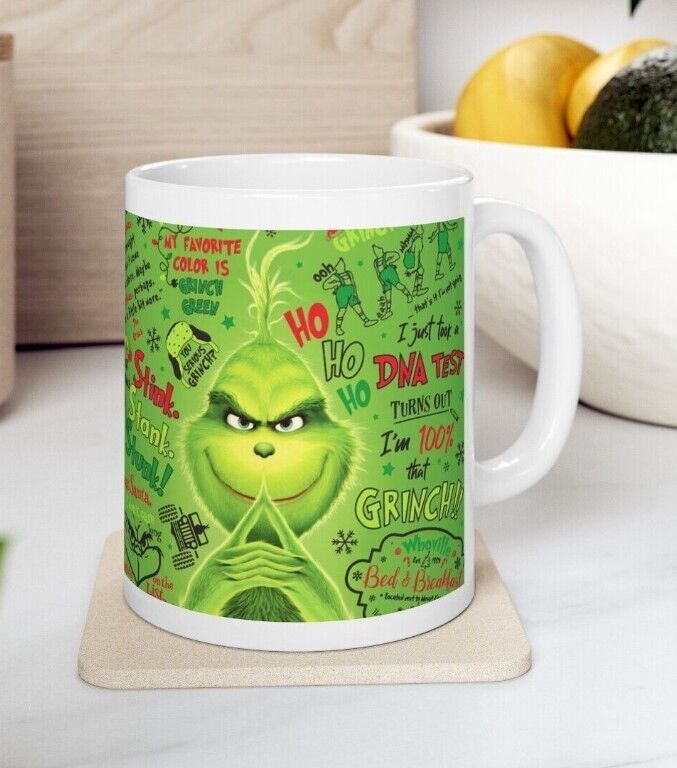 Coffee Cup Grinchmas Christmas Grinch Gift Mug 11Oz Coffee Cup Grinchmas Christmas Grinch Gift Mug 11Oz