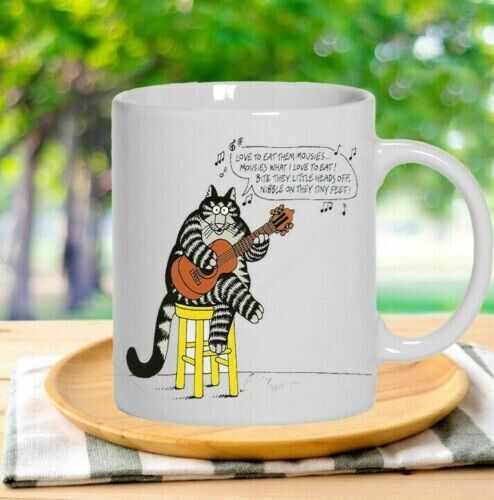 B Kliban Cat Guitar Player Men’S Coffee Mug Best Gift For Friends &Amp; Family Cup B Kliban Cat Guitar Player Men’S Coffee Mug Best Gift For Friends &Amp; Family Cup