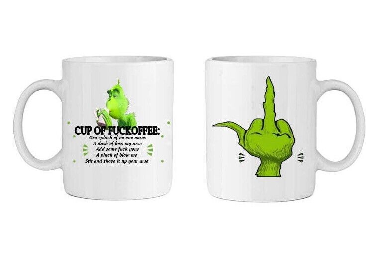 Grinch Cup Of Fvckoffee Christmas, Birthday Coffee Mug Grinch Cup Of Fvckoffee Christmas, Birthday Coffee Mug