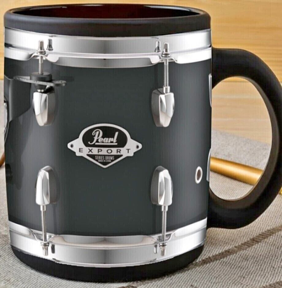 Black Pearl Drum Mugs, Mug Drum, Drummer Mug, Drum Mug Gift 11Oz Black Pearl Drum Mugs, Mug Drum, Drummer Mug, Drum Mug Gift 11Oz