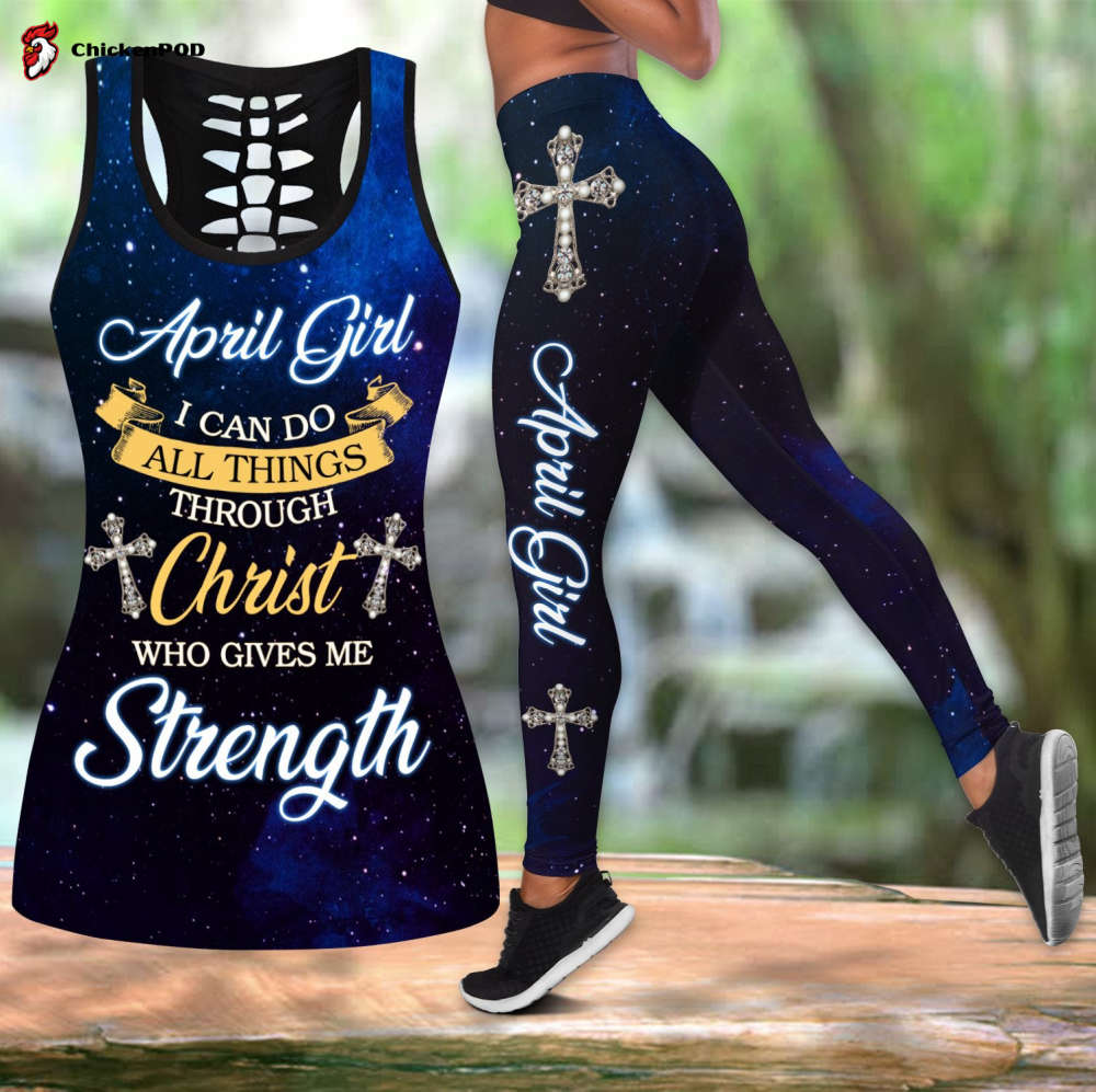 April Girl I Can Do All Things Combo Tank Top And Legging April Girl I Can Do All Things Combo Tank Top And Legging