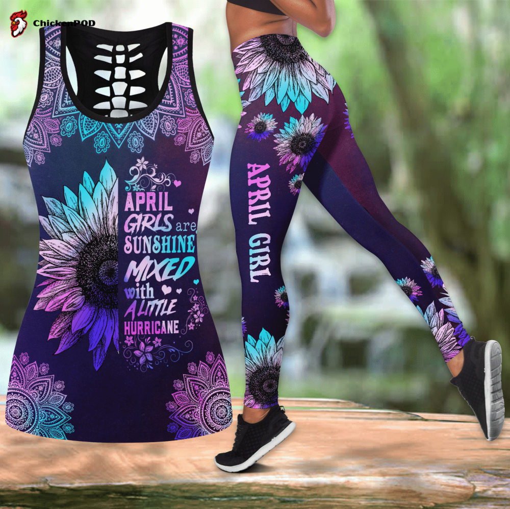April Girl Sunshine Mixed With A Little Hurricane Combo Tank Top + Legging April Girl Sunshine Mixed With A Little Hurricane Combo Tank Top + Legging