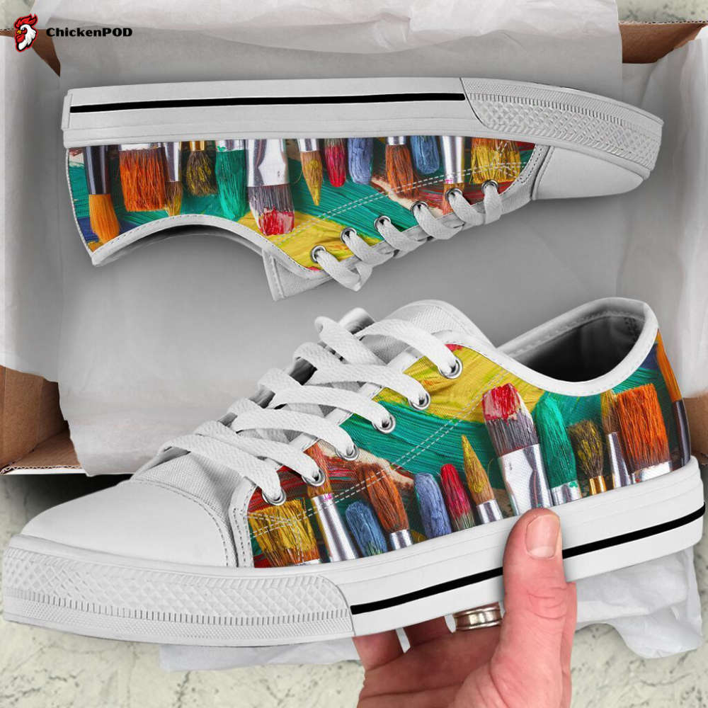 Art Teacher Low Top Shoes Gift For Men Women Art Teacher Low Top Shoes Gift For Men Women