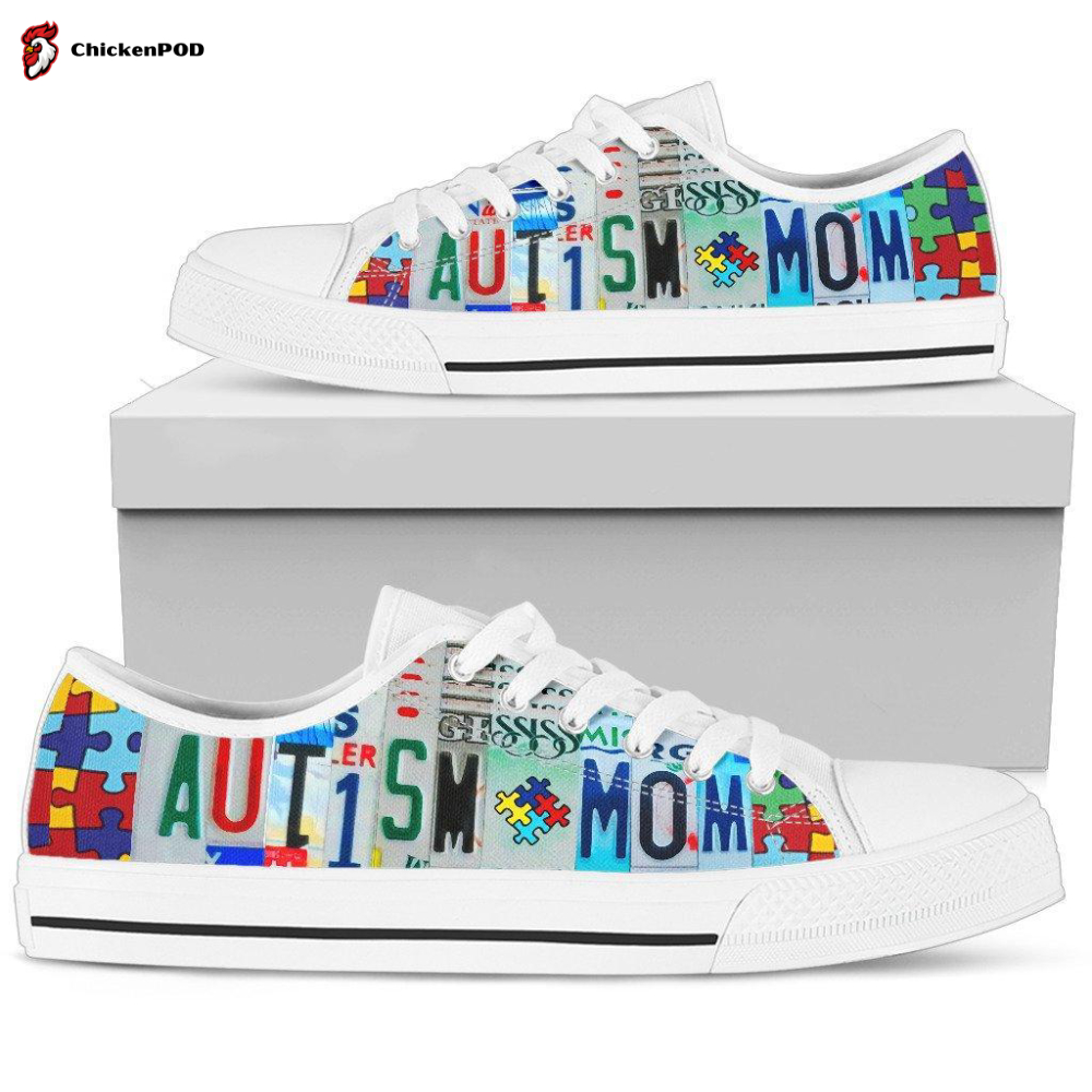 Autism Mom Low Top Shoes Gift For Men Women Autism Mom Low Top Shoes Gift For Men Women