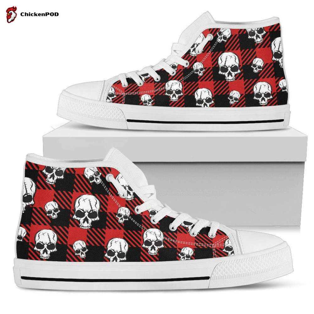 Caro Skull Pattern Low Top Shoes Caro Skull Pattern Low Top Shoes