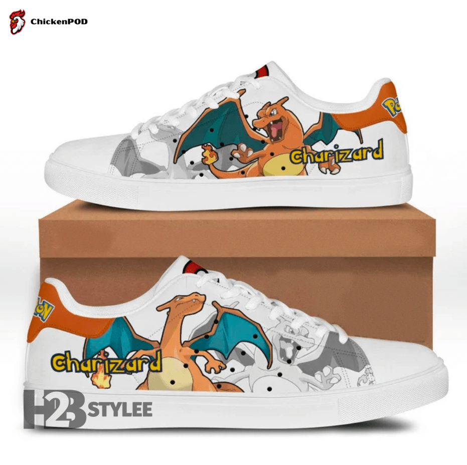 Charizard Fire Pikachu Pokemon Anime Manga Low Top Canvas Shoes For Men Women Charizard Fire Pikachu Pokemon Anime Manga Low Top Canvas Shoes For Men Women