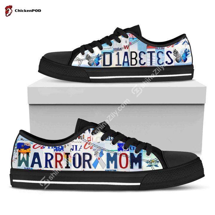 Diabetes Warrior Mom Low Top Shoes Diabetes Warrior Mom Low Top Shoes