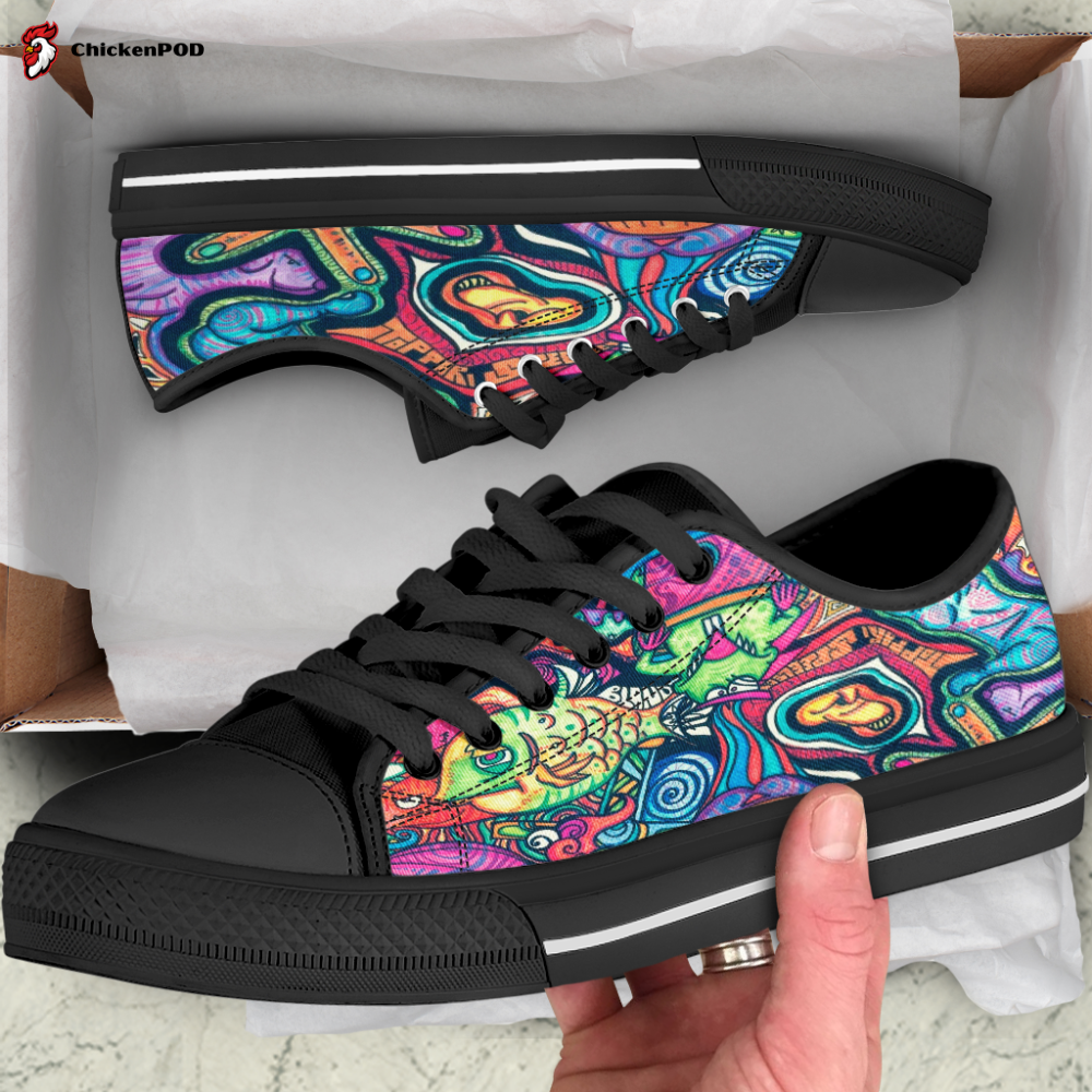 Hippie Passion Low Top Shoes Gift For Men Women Hippie Passion Low Top Shoes Gift For Men Women