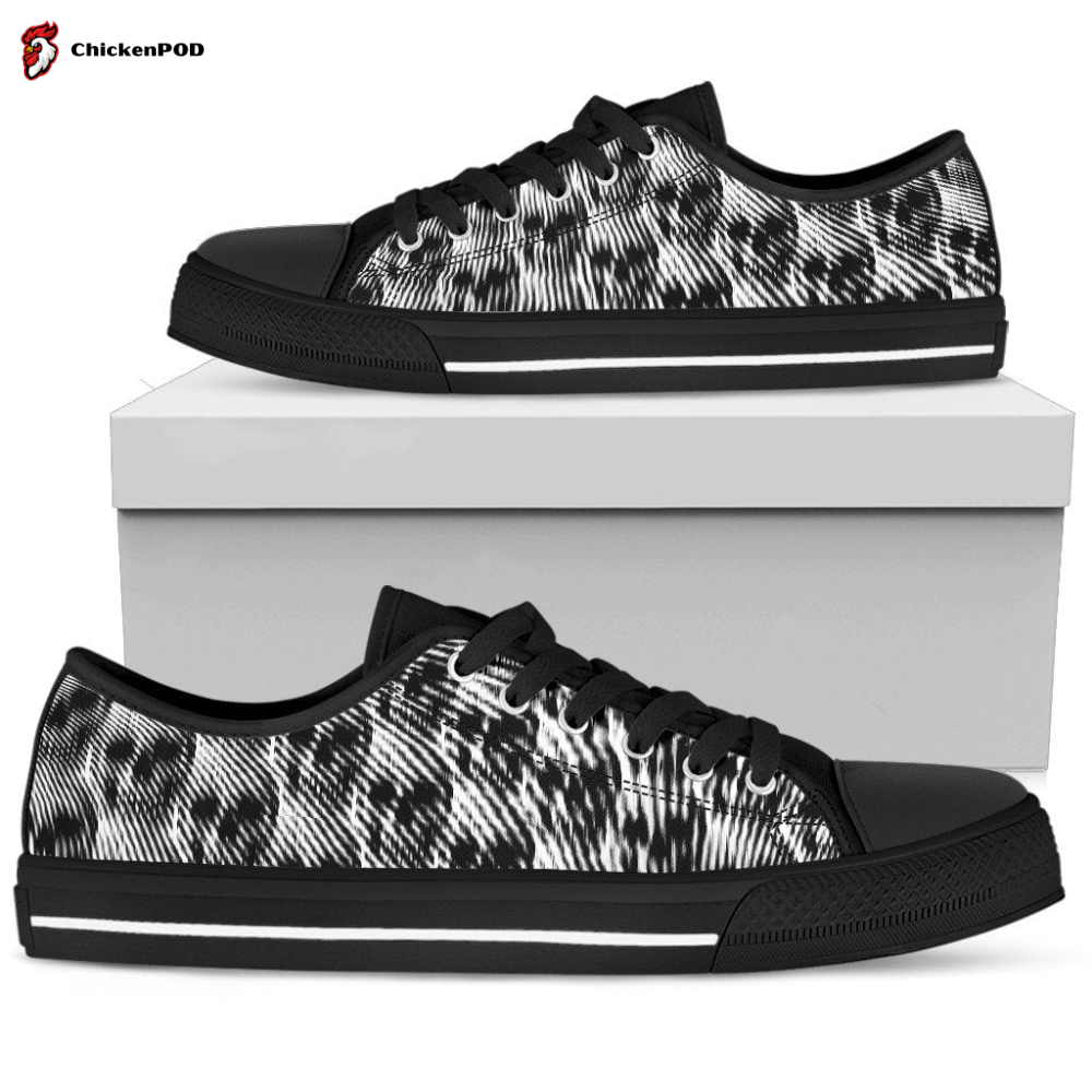 Illusion Skull Pattern Low Top Shoes Illusion Skull Pattern Low Top Shoes