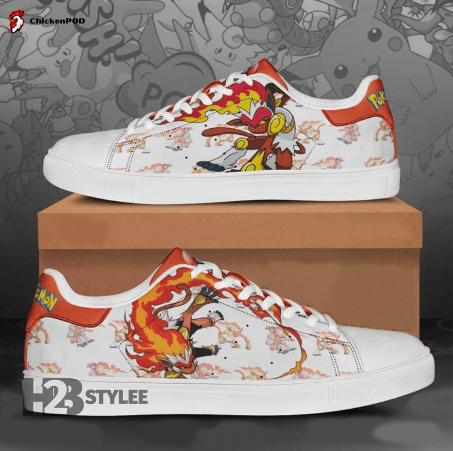 Infernape Fire Fighting Flame Pikachu Pokemon Anime Manga Low Top Canvas Shoes For Men Women Infernape Fire Fighting Flame Pikachu Pokemon Anime Manga Low Top Canvas Shoes For Men Women