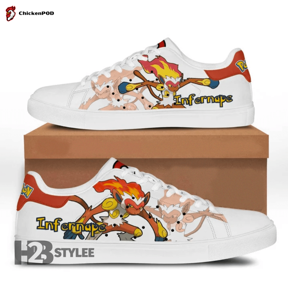 Infernape Fire Fighting Pokemon Anime Manga Low Top Canvas Shoes For Men Women Infernape Fire Fighting Pokemon Anime Manga Low Top Canvas Shoes For Men Women